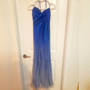 Royal Blue evening gown